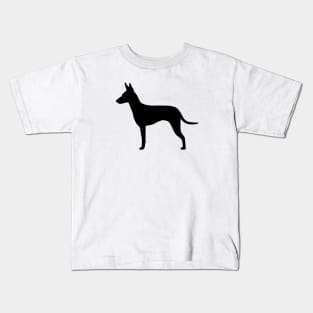 Manchester Terrier Silhouette Kids T-Shirt